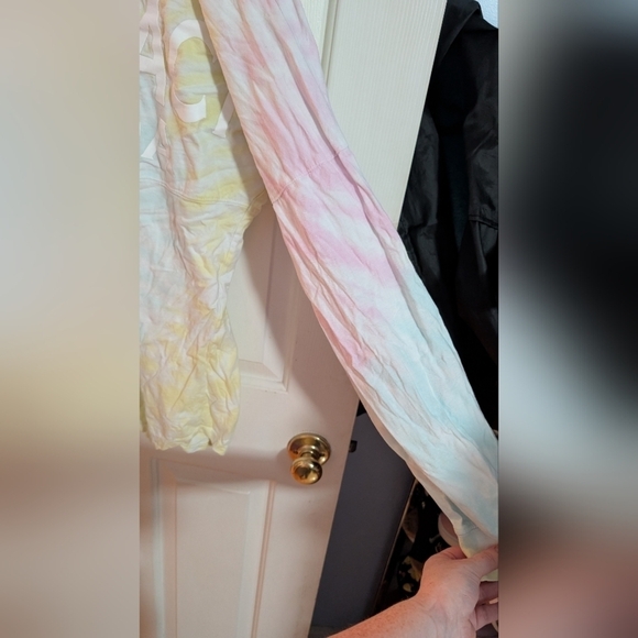 Dreamsicle Vero Beach Florida Tie Dye Tourist Long Sleeve Shirt Medium EUC - Picture 12 of 13